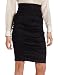 Nicole Miller Women's Tucked Skirt, Black, 2