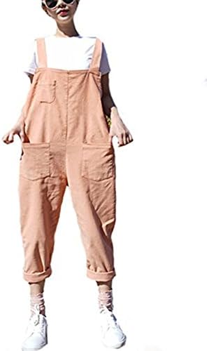 Purfeel Womens' Baggy Loose fit Overalls