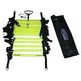 World Sport 30 Foot Flat Rung Agility Ladder (Breaks Down to Two 15 Foot Ladders)