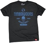 Minnesota Timberwolves Gymnasium Comfy Tri-Blend Tee - Black