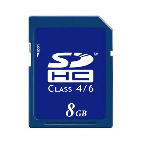 BLAZING 8GB SDHC Class 4/6 ( Secure Digital High Capacity ) Memory Card for Digital Cameras & Camcorders
