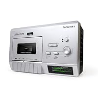 Grace Digital GDI-Tape2USB200 USB Tape Player with Built-In Mic Includes PC/MAC Software