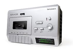 Grace Digital GDI-Tape2USB200 USB Tape Player with Built-In Mic Includes PC/MAC Software