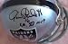 Jim Plunkett & Tom Flores autographed Oakland Raiders mini helmet