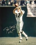 Dave Casper Autographed/Hand Signed Oakland Raiders 16x20 Photo with HOF 02 Inscription
