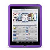 Apple IPAD Silicon Skin Cover Case (Purple)