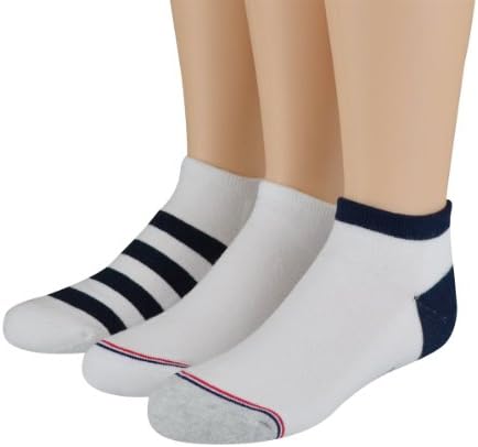 Tommy Hilfiger Kid's Socks Stripe Liner White/Classic Navy 3pairs