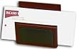 Rosewood & Leather Letter Holder