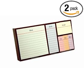 Knock Knock Old School Stickies Set: Huh, Duh, Argh, Oy, Ha And Moo (Pack of 2)