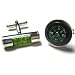 Functional Cufflink Set : 2 Pairs (Levels & Compass) Cufflinks W/Gift Box