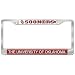 Oklahoma Sooners NCAA Chrome License Plate Frame