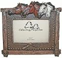 Horse Theme Photo Frame with Barnside Border & Accents 4x6 (Horizontal)