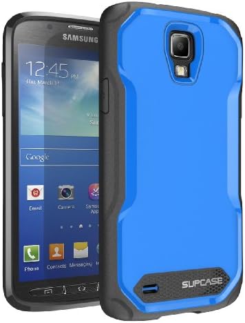 SUPCASE Samsung Galaxy S4 Active Unicorn Beetle Dual Layer Case - Free HD Clear Screen Protector, Blue/Black