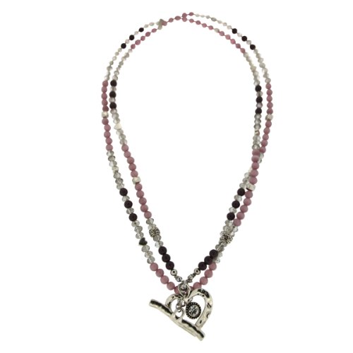 Sweet Deluxe Damen-Kette Heartbeat lila 45-114 cm 00109 Preisvergleich