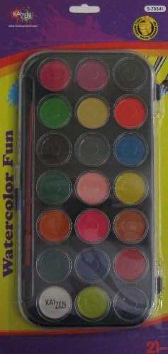 21 Assorted Watercolor Paint Set