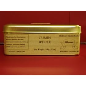 CUMIN WHOLE in 3.5 ounce TIN by Blessac