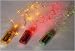 Lichterkette mit Batterie rot