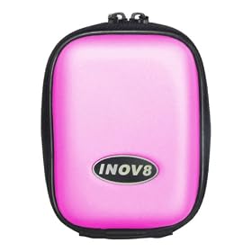 Inov8 5103 Universal Camera Case To Fit Canon Ixus 80,Ixus 85, Ixus 95, Ixus 100, Sony Cybershot W180, W210,W220, W270 and Panasonic FS15, FZ38, Samsung ES15, ES55 and Fuji J30 - Pink