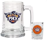 NBA Phoenix Suns Boilermaker Set - Primary Logo