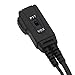 AOER® 2-pin Advanced Nipple Covert Acoustic Tube Bodyguard FBI Earpiece Headset Mic PTT/VOX for Kenwood TK-2202 TK-3202 TK-2312 TK-3312 Nexedge NX-220, NX-320 Puxing PX-888 PX-999 Wouxun KG-679 Plus KG-UVD1 KG-UVD1P Radio