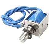 uxcell&reg; DC 12V Push Type Open Frame Solenoid Electromagnet Actuator 10mm 4N