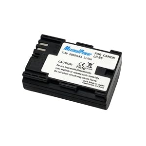 Replacement Li-ion Battery for Canon LP-E6 LPE6 ,for Canon EOS 5D Mark II, EOS 7D