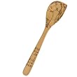 Talisman Designs 12-Inch Solid Beechwood Corner Spoon, Pop Art Design