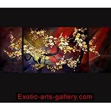 Abstract Paintings on Canvas Painting Japanese Cherry Blossom Painting 0042
