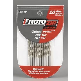 RotoZip Guidepoint Zip Bits, 1 8 by Roto Zip