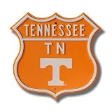 TENNESSEE VOLUNTEERS TENNESSEE TN T logo AUTHENTIC METAL ROUTE SIGN (17 X 17)