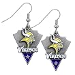 Minnesota Vikings Dangle Earrings - NFL Football Fan Shop Sports Team Merchandise