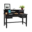 Homestyles Ebony Finish Laptop Desk with Hutch Ebony
