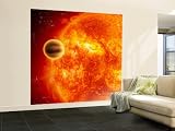 Gas-Giant Exoplanet Transiting Across the Face of Its Star , 96x96