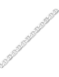 Sterling Silver 7mm Hollow Anchor Chain - 18 Inch