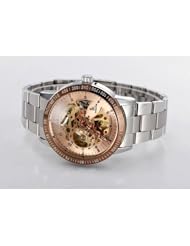 IK Mechanical Watch Mens Automatic Movement Skeleton Brand Watch - High Quality Dress Casual Wrist Watch Women