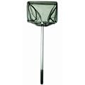 Zebco 2.00M 2 Sect Pond Net - Silver/Black, 25X17.5 cm