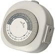 Woods 59366 Lamp and Appliance Timer with 3-Prong Outlet, Repeats Daily