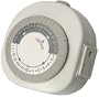 Woods 59366 Lamp and Appliance Timer with 3-Prong Outlet, Repeats Daily