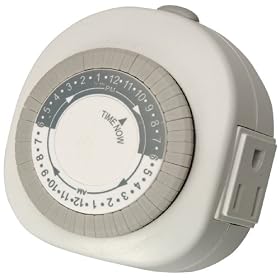 Woods 59366 Lamp and Appliance Timer with 3-Prong Outlet, Repeats Daily