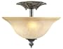 World Imports Lighting 31716-63 Avignon 3-Light Semi Flush Fixture, French Bronze