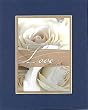 Love Never Ends . . . 8 x 10 Inches Biblical/Religious Verses set in Double Beveled Matting - A Timeless and Priceless Poetry Keepsake Collection