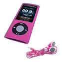 5G Pink Headphones & 5G Pink Silicone Case With Screen Protector for New Apple iPod Nano with Camera 5th Generation 8GB & 16GB