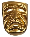 Gold Tragedy Mask