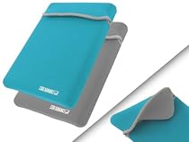 COOL BANANAS Neoprene Sleeve Zipit - Bag Pocket for Samsung NC10, NC110, N310 in blue/grey