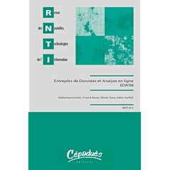 Revue des Nouvelles Technologies de l'Information-Eda'08 (Entrepots de Donnees et Analyse en Ligne)
