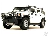 HUMMER H2 WHITE 1:18 SCALE DIECAST MODEL