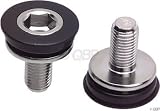 Sugino 8mm Hex Crank Arm Fixing Bolts & Caps Pair