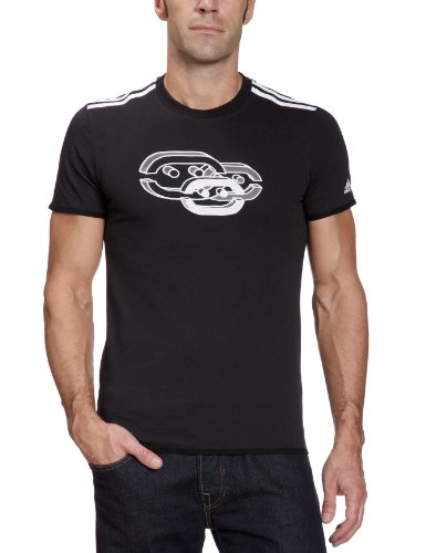 Adidas Herren T-Shirt Bounce Q4, black/white, 62, P93775 Preisvergleich