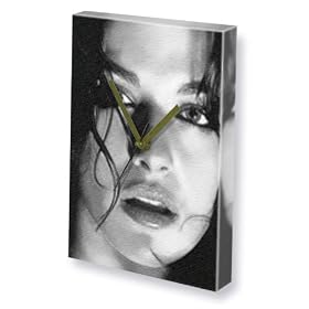 RACHEL WEISZ - Canvas Clock (LARGE A3 - Signed by the Artist) #js005
