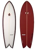6'2" Retro Fish Surfboard - "Arch" (Epoxy)